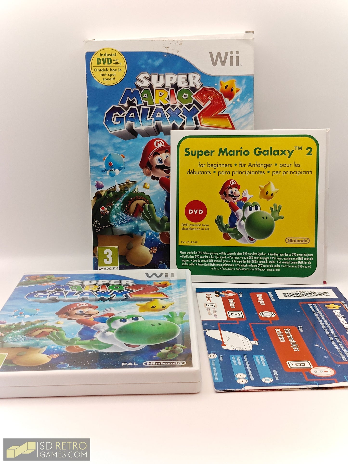 Super Mario Galaxy 2 + DVD + Cardboard Box - Wii