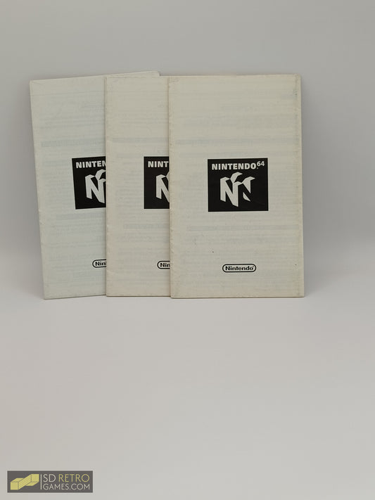 3x N64 notice - Nintendo 64