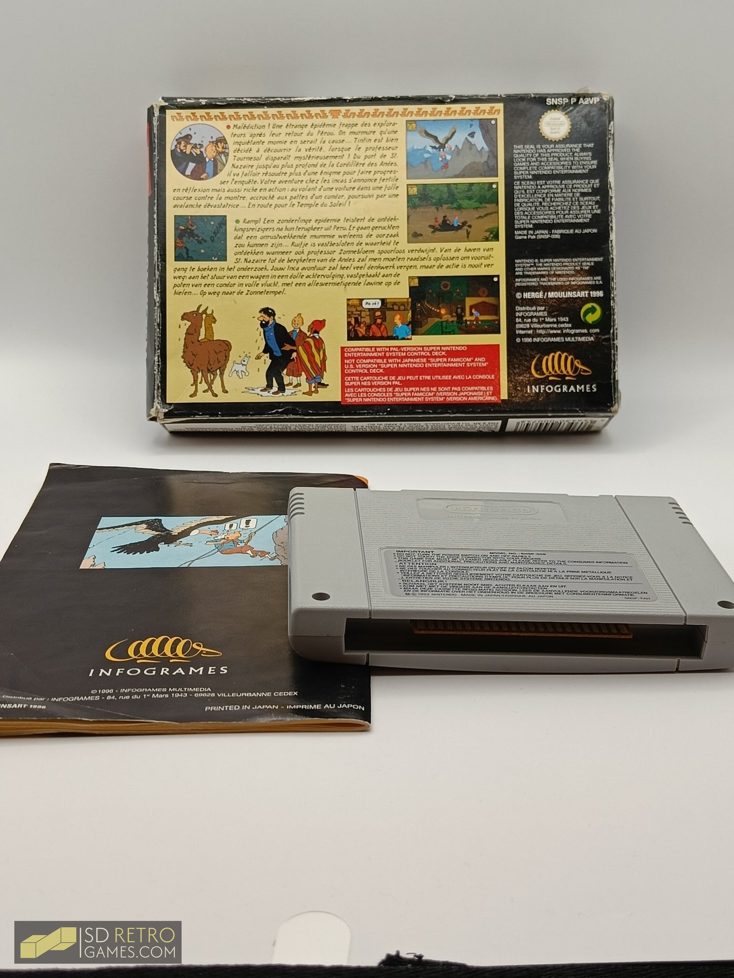 Kuifje en de Zonnetempel - Super Nintendo