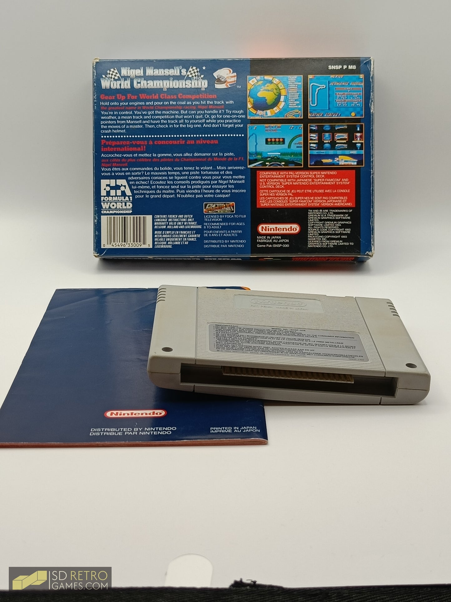 Nigel Mansell World Championship - Super Nintendo