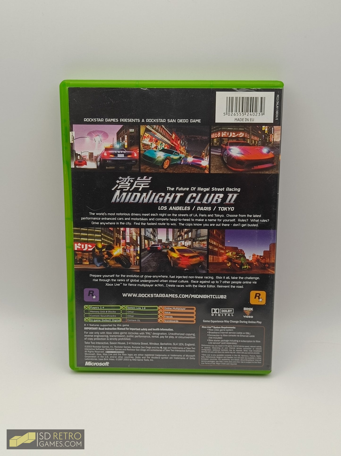 Midnight Club 2 - Xbox
