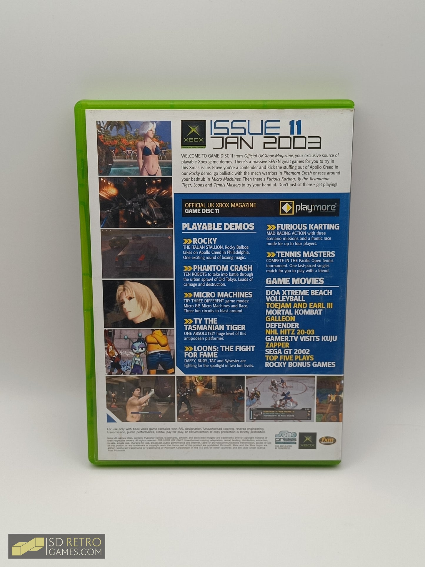 UK Xbox Magazine Demo Game Disc 11 - Xbox