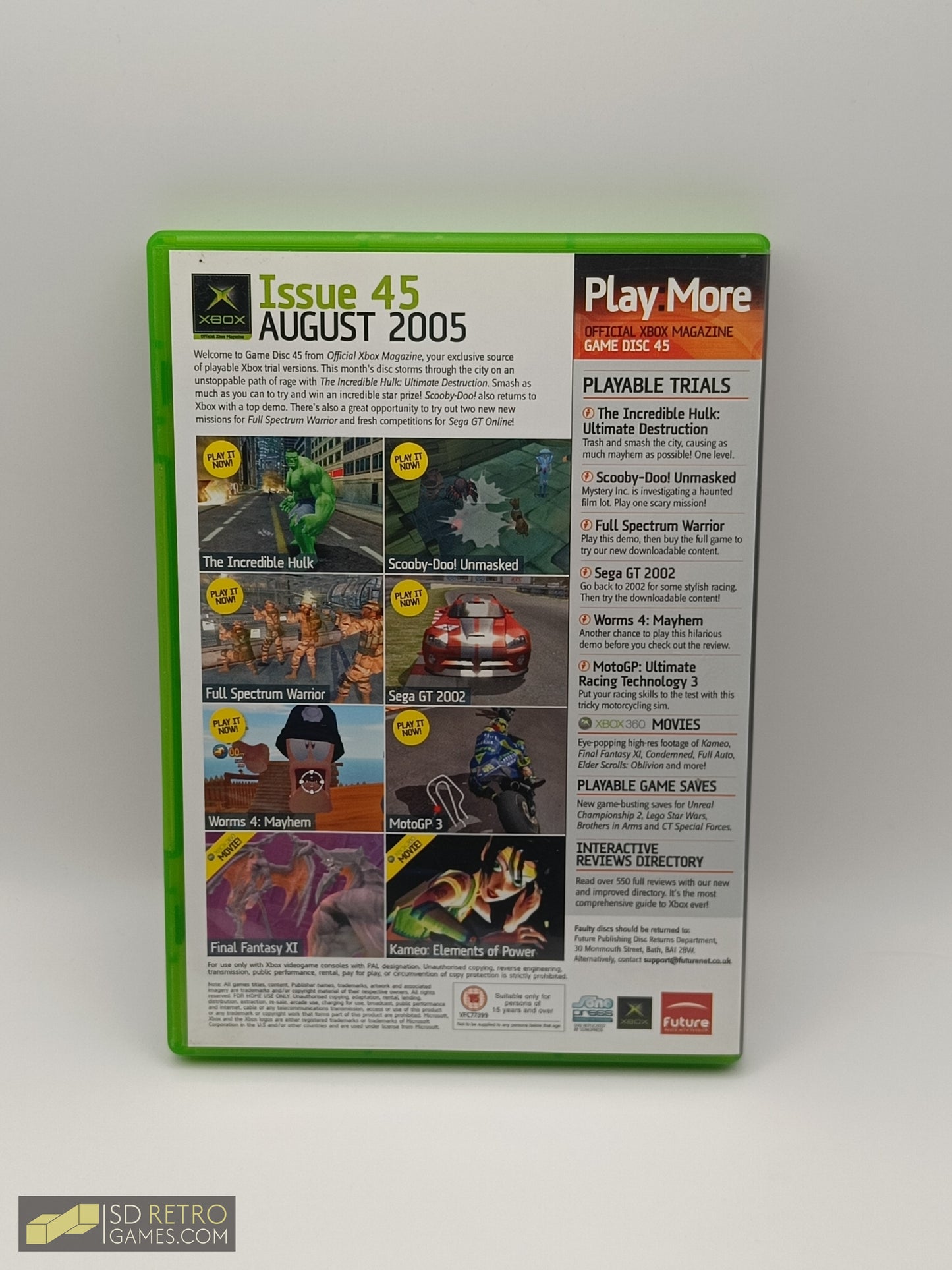 UK Xbox Magazine Demo Game Disc 45 - Xbox