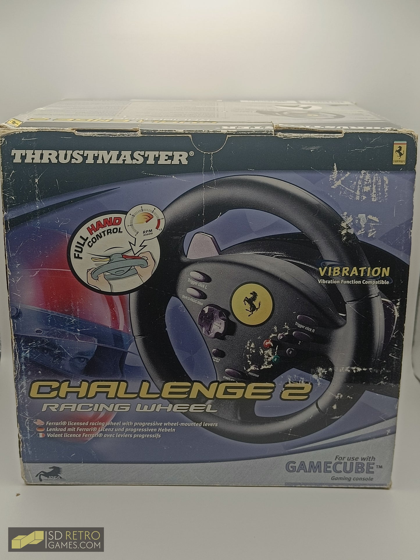 Thrustmaster Challenge 2 Racing Wheel - Complete - GameCube