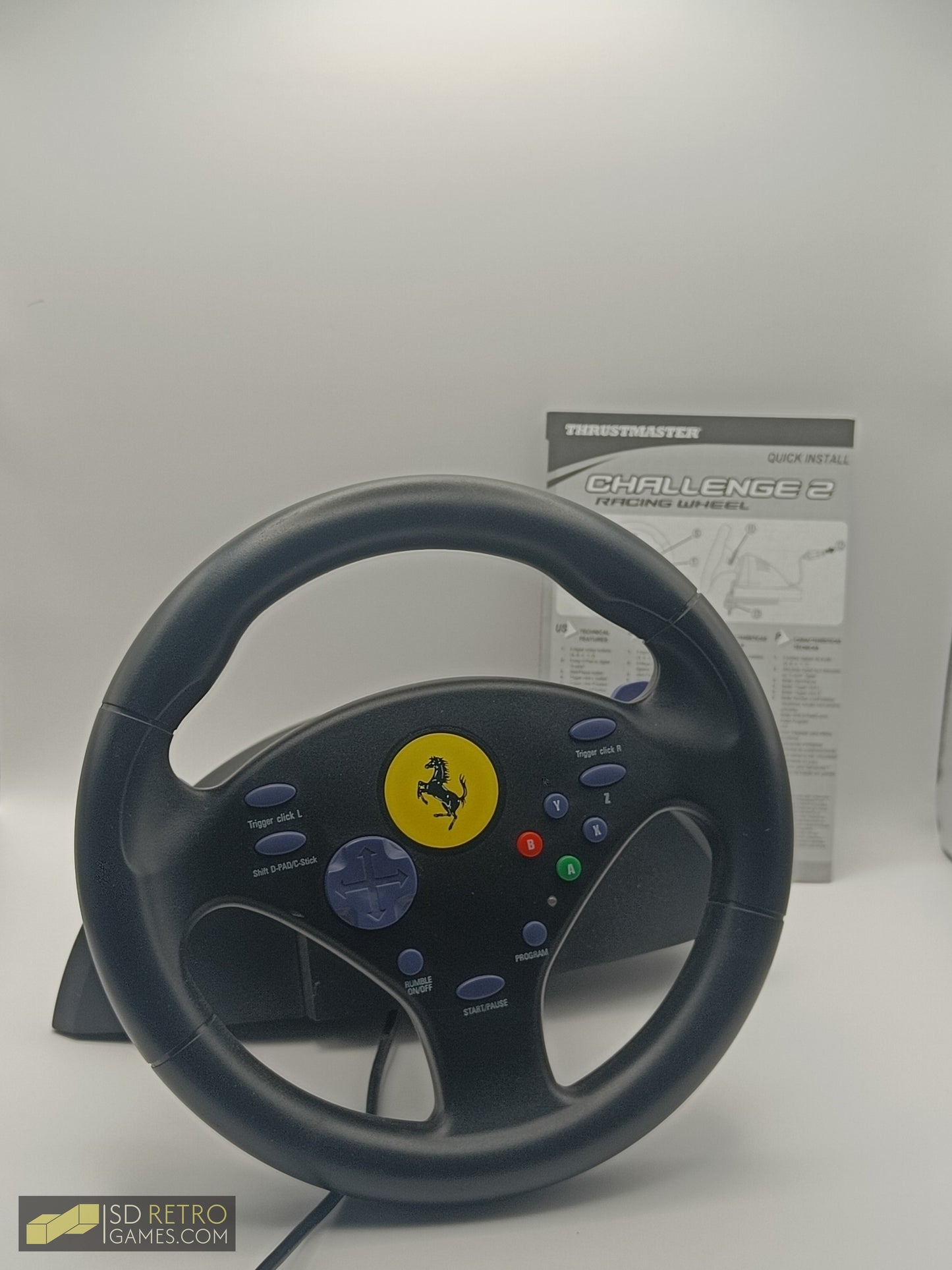 Thrustmaster Challenge 2 Racing Wheel - Complete - GameCube