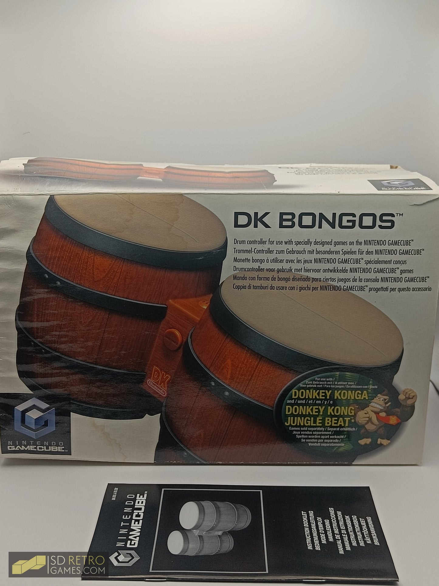 DK Bongo Controller met Doos - Zonder Donkey Konga - GameCube