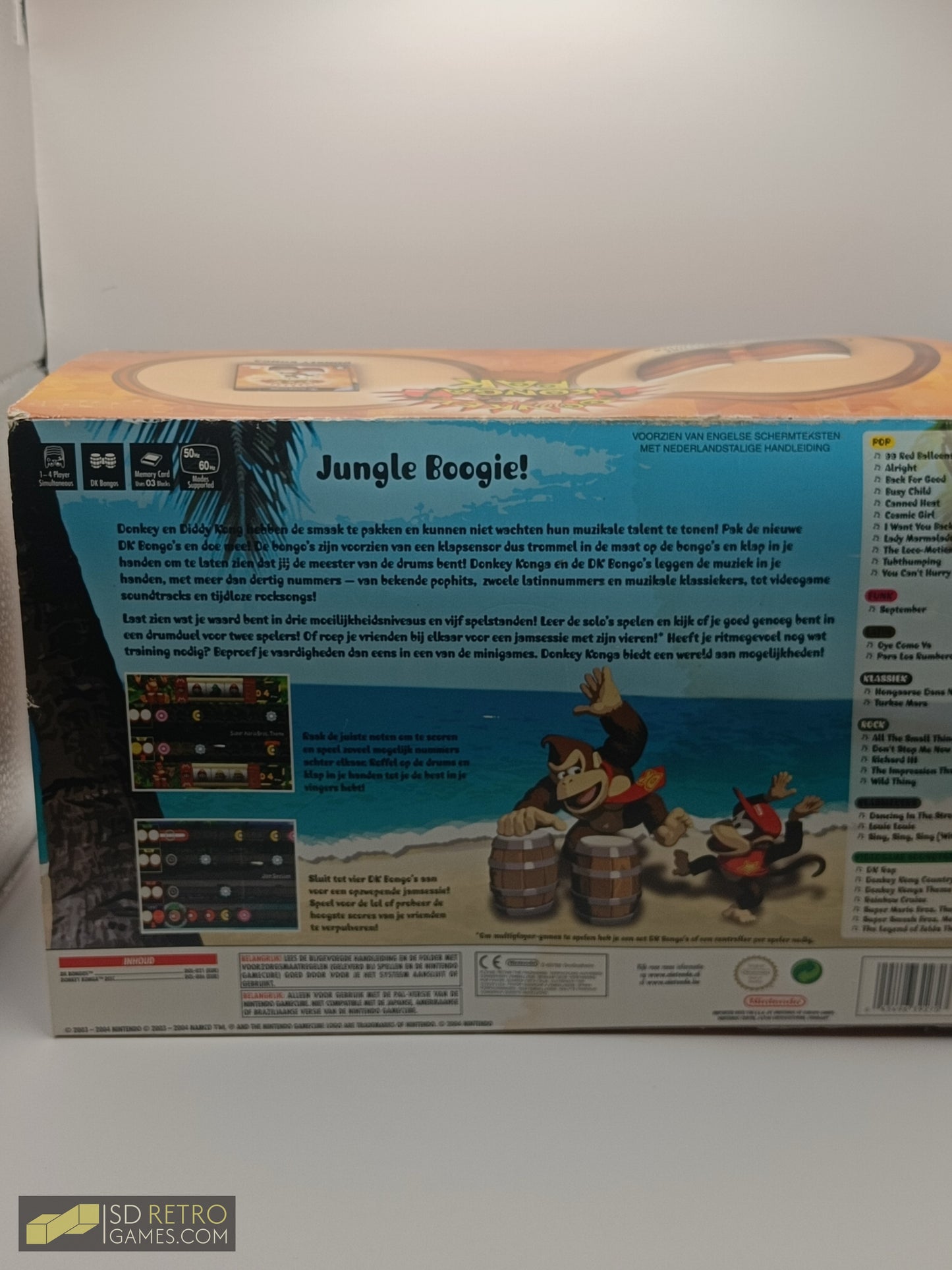 DK Bongo Controller met Doos - Zonder Donkey Konga - GameCube