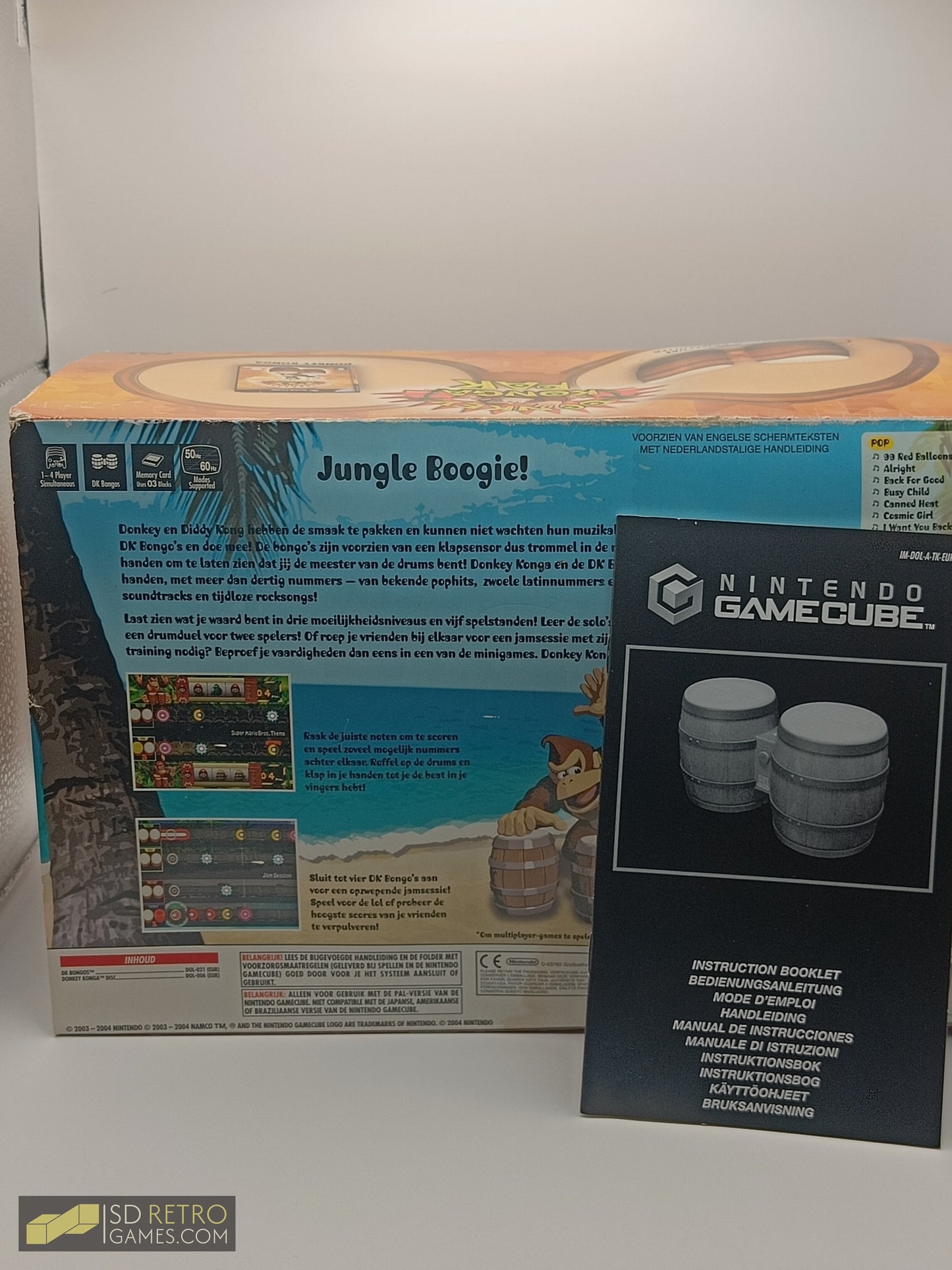 DK Bongo Controller met Doos - Zonder Donkey Konga - GameCube