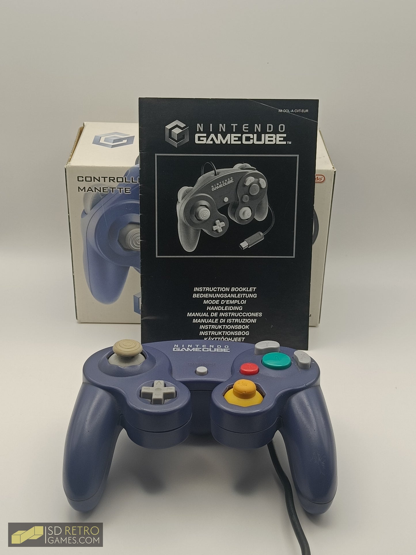 Gamecube Controller Indigo OEM - Complete - GameCube