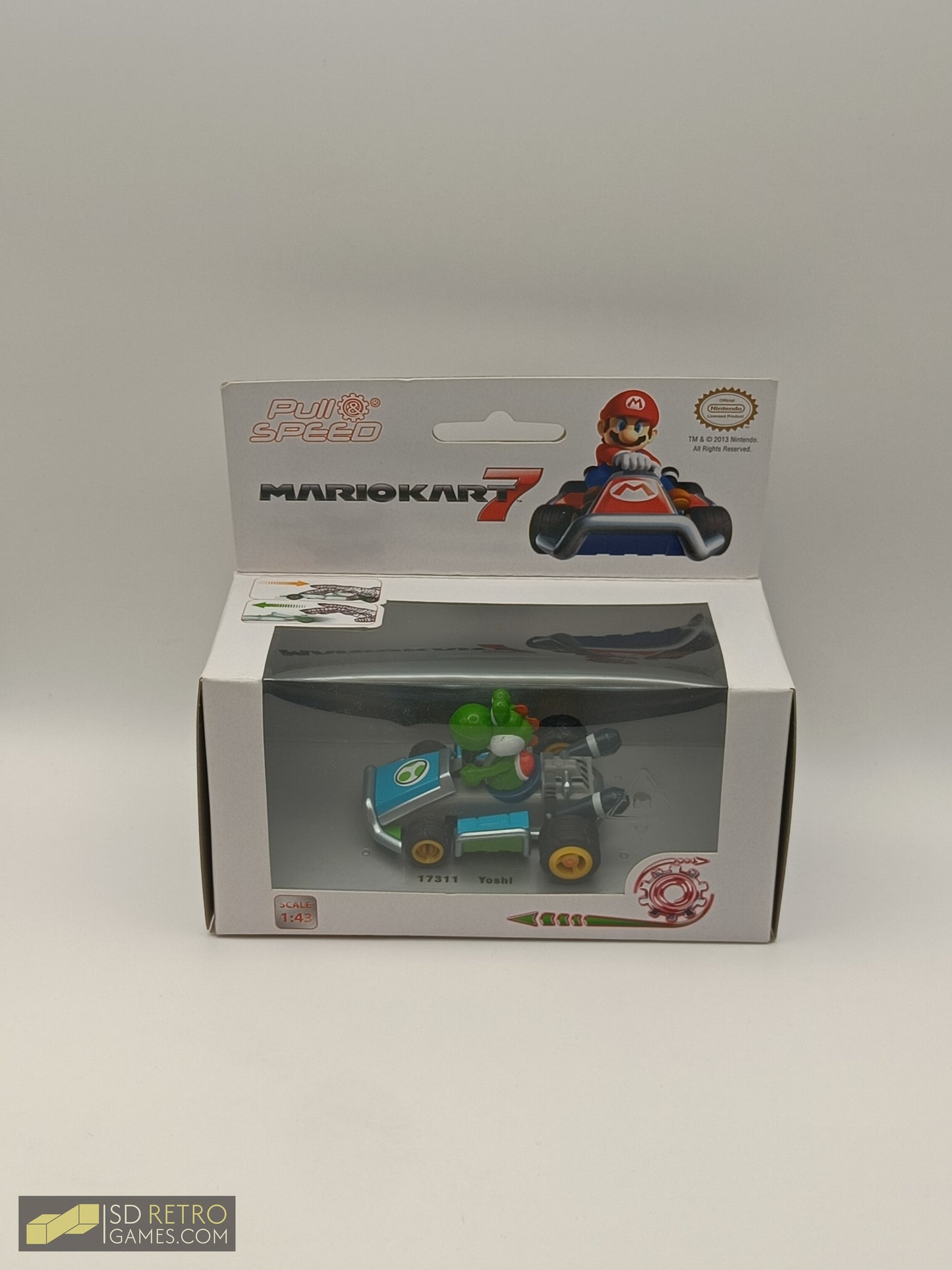 Mario Kart 7 Pullback Cart - Yoshi Sealed