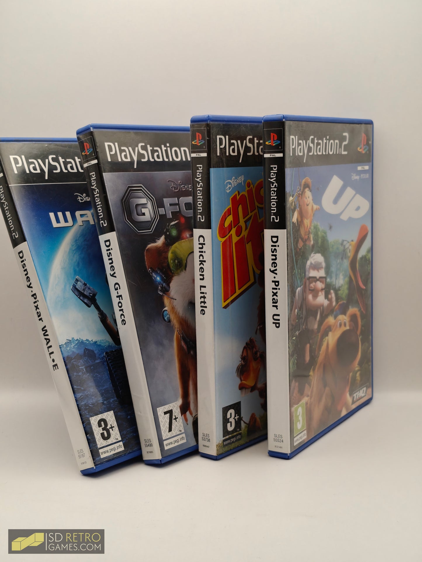 Pixar Disney Lot (Wall-E, Chicken Little, Up, G-force) - PlayStation 2