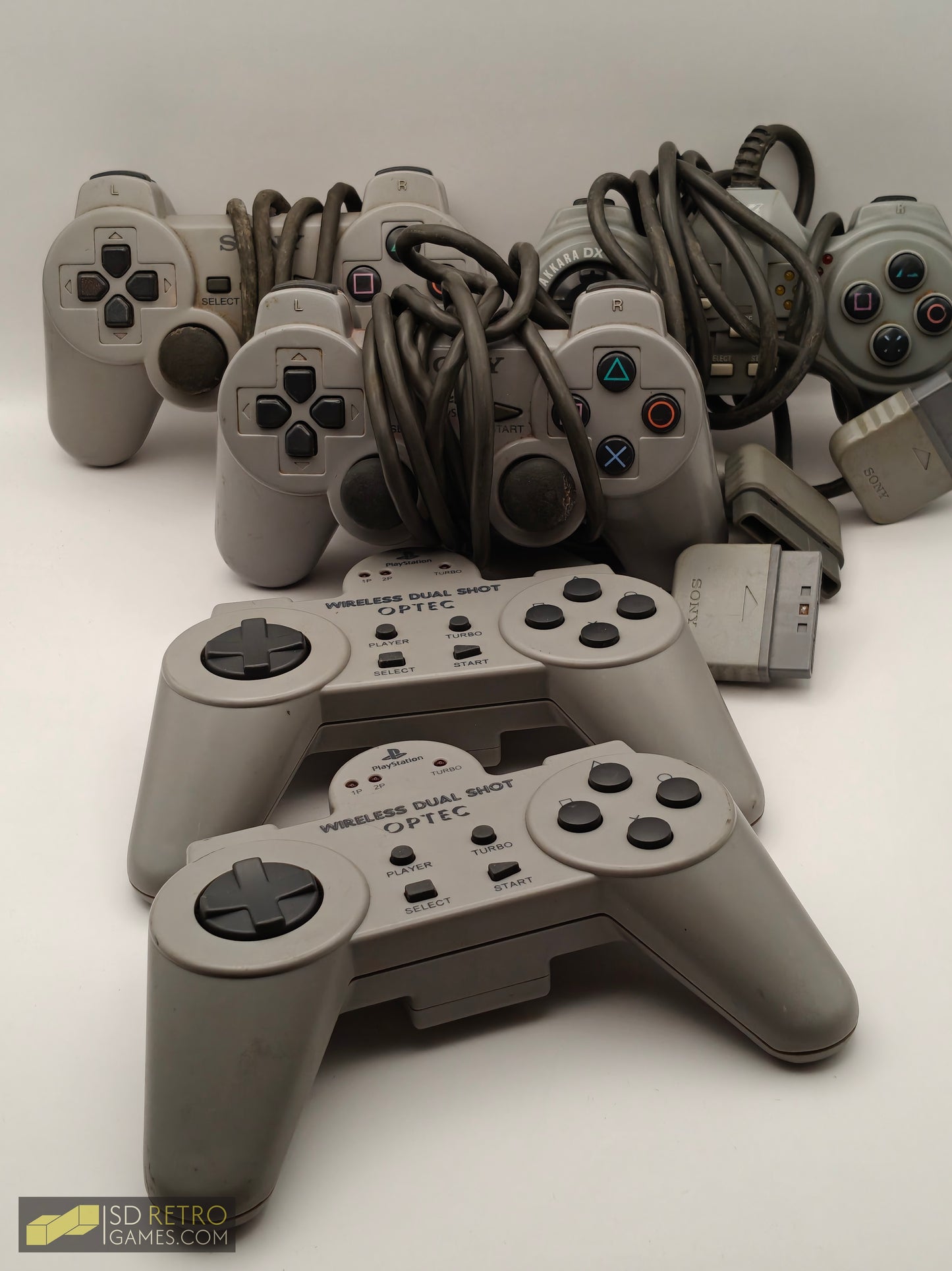 PS1 Controller Lot - Untested - PS1