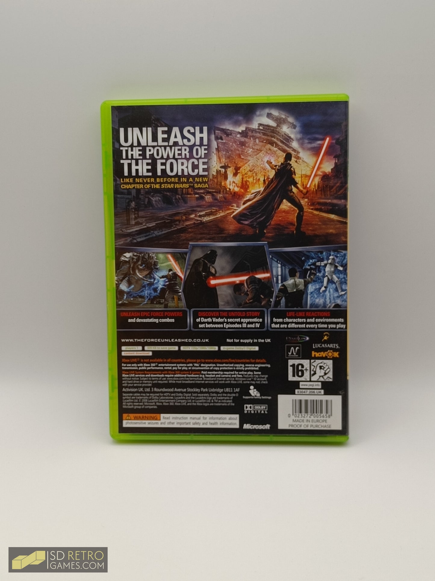 Star Wars: The Force Unleashed - Xbox 360