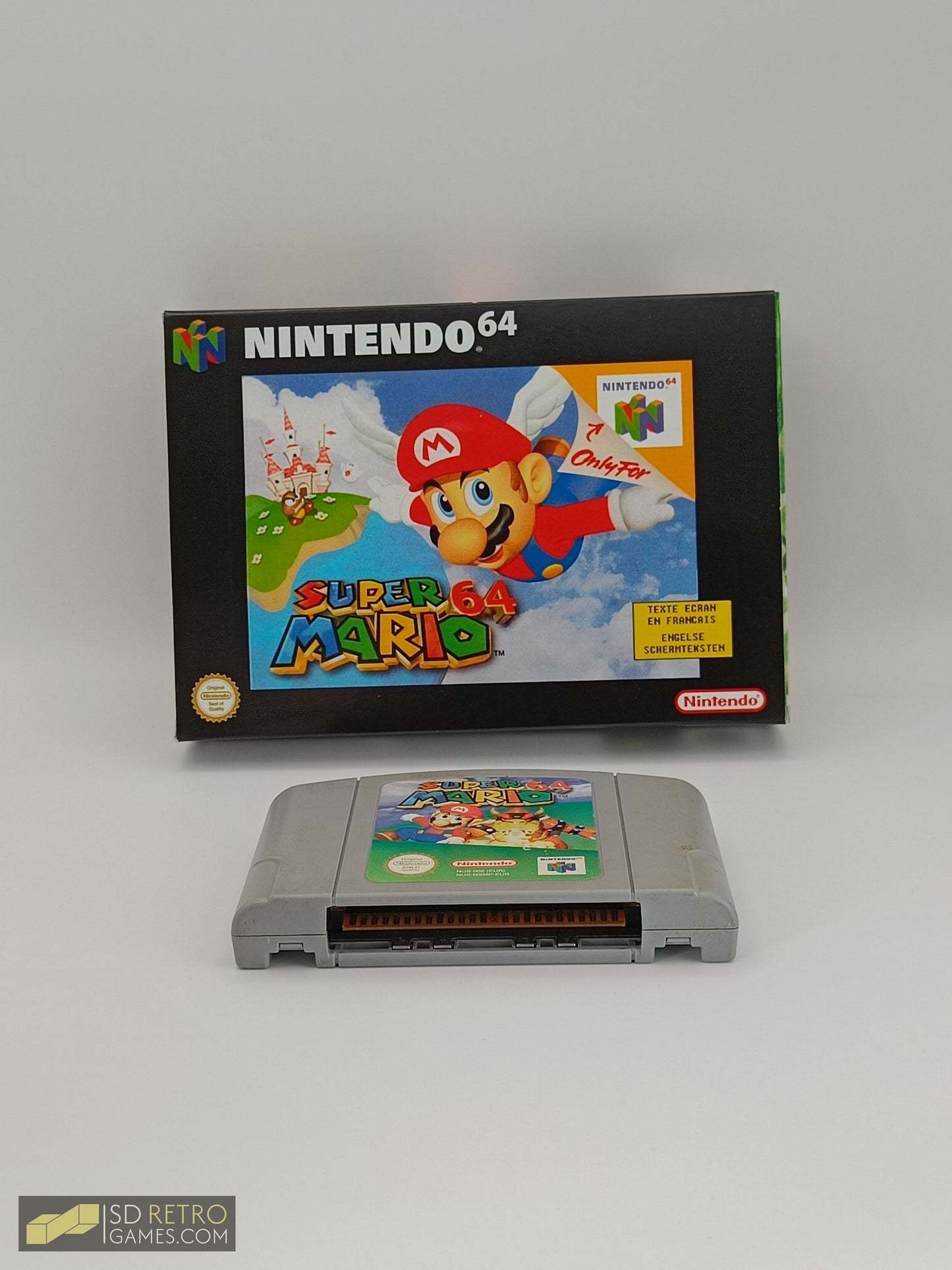 Super Mario 64 (repro box, originele cartridge) - Nintendo 64