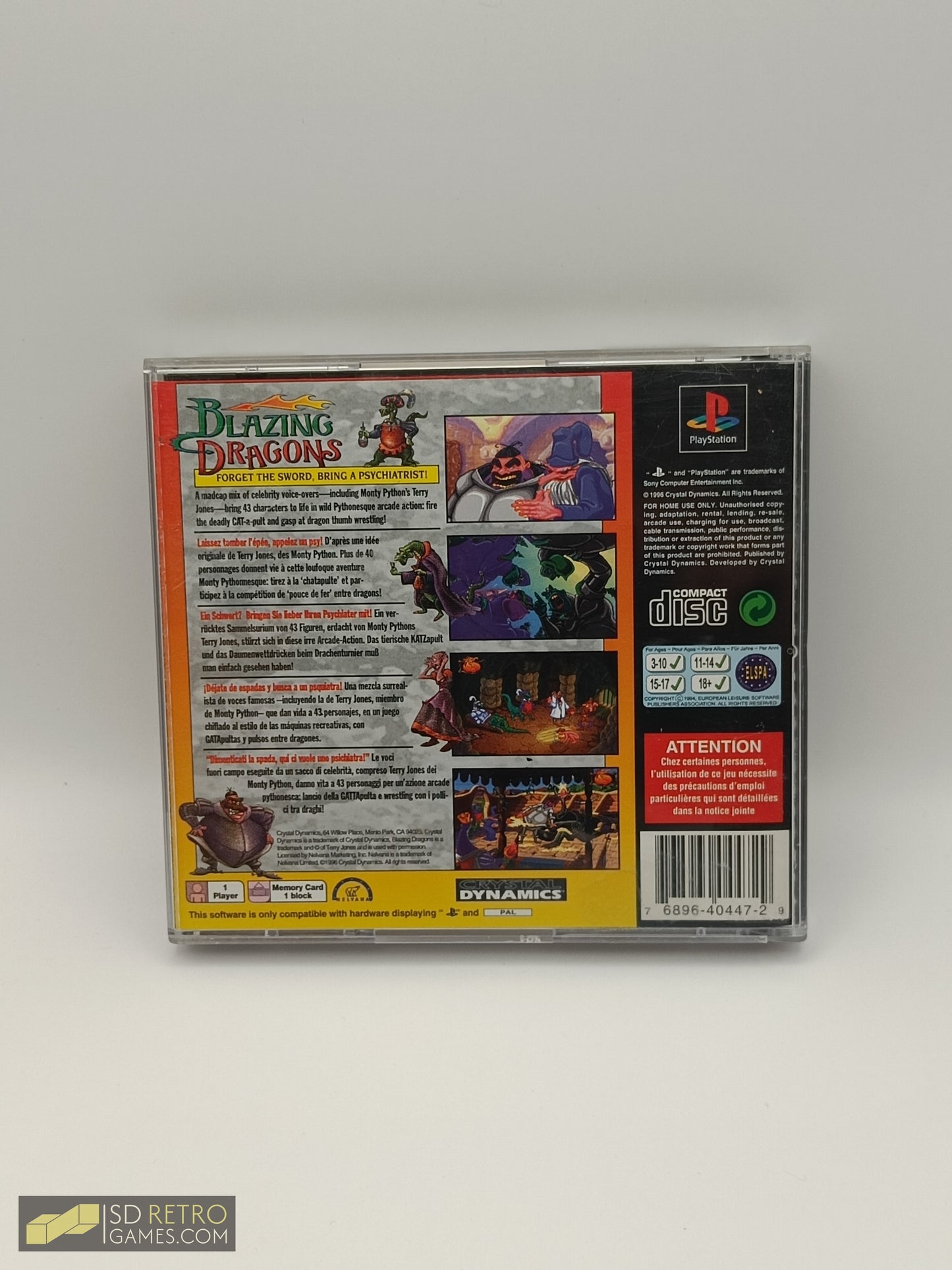 Blazing Dragons - PS1