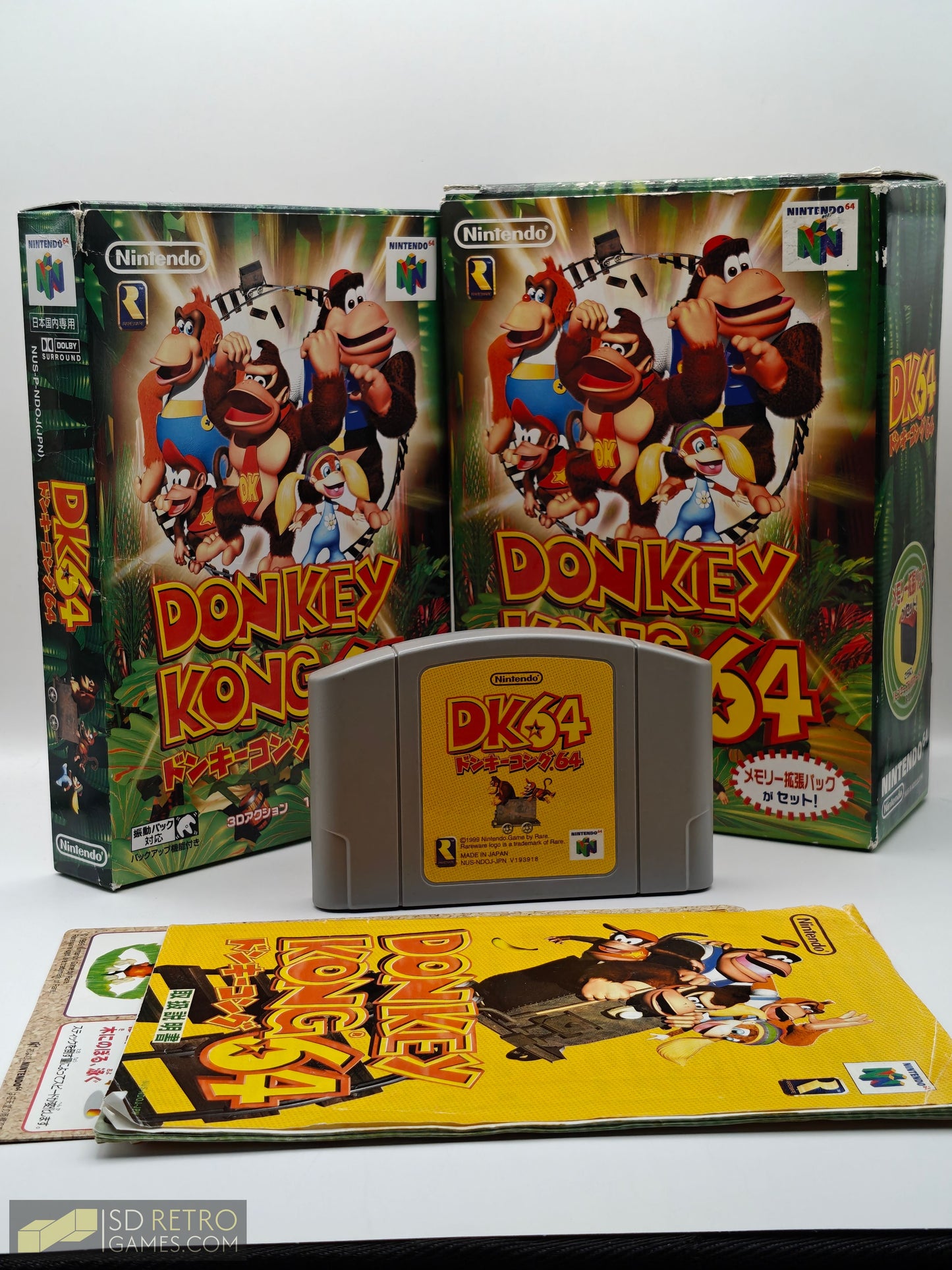 Donkey Kong 64 NTSC-J Big Box w/o Expansion Pak - Nintendo 64