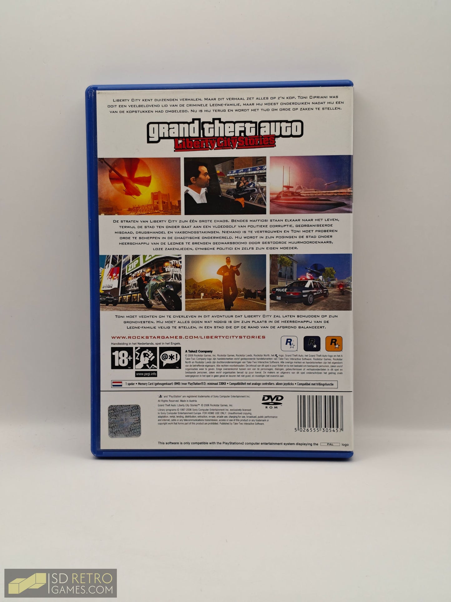 Grand Theft Auto: Liberty City Stories + Map - PlayStation 2
