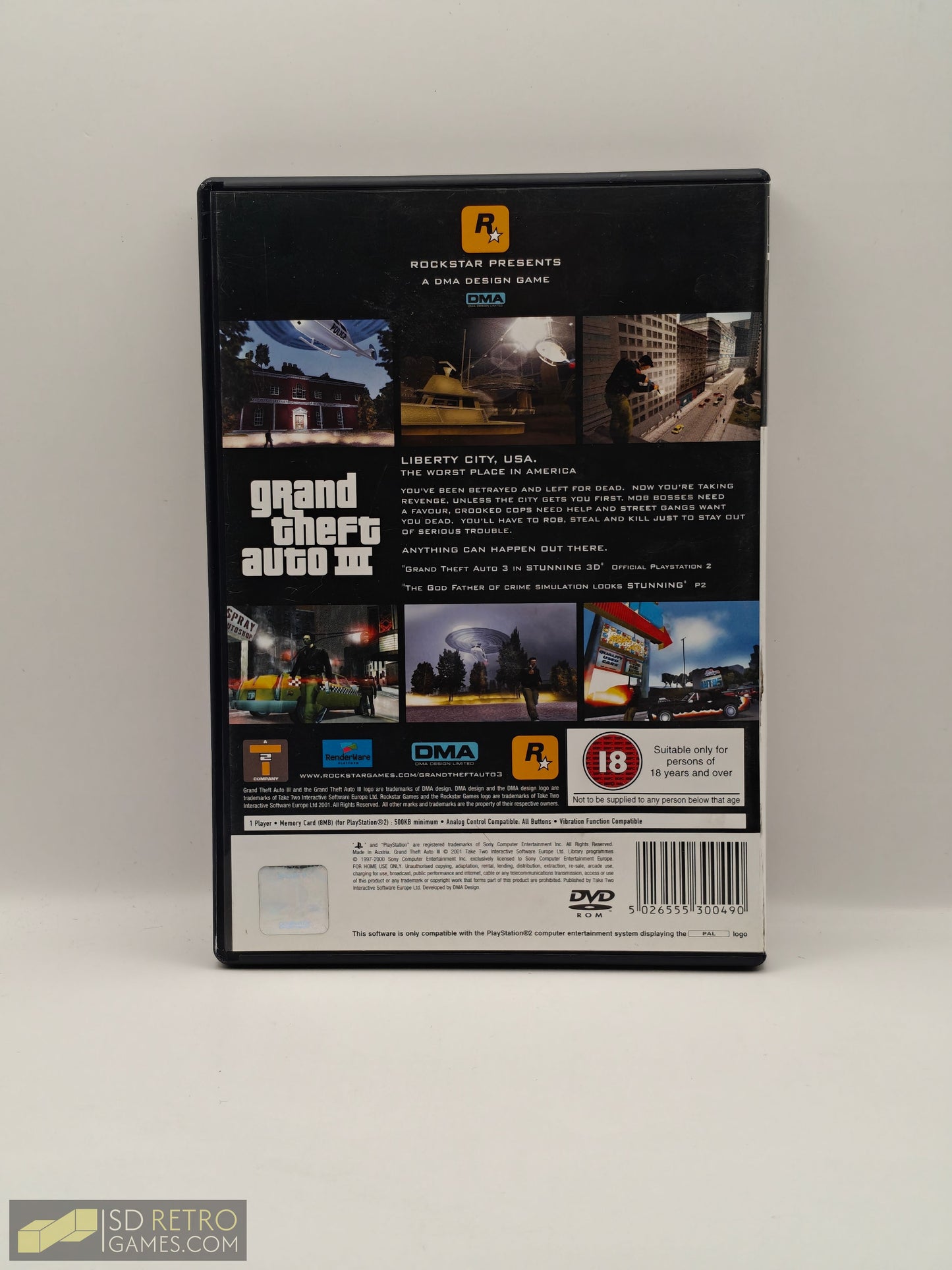 Grand Theft Auto III + Map - PlayStation 2