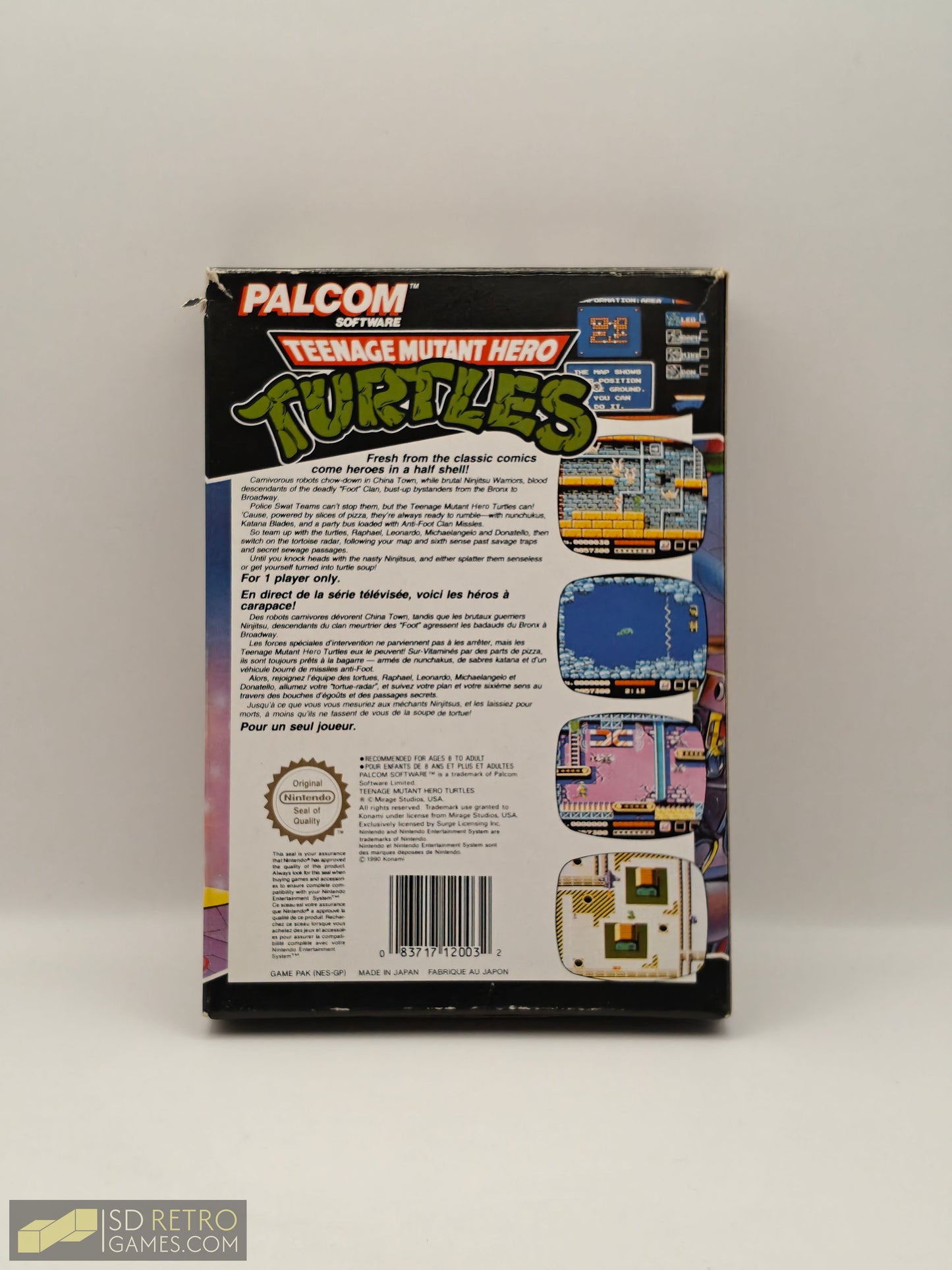 Teenage Mutant Hero Turtles (CIB) - NES