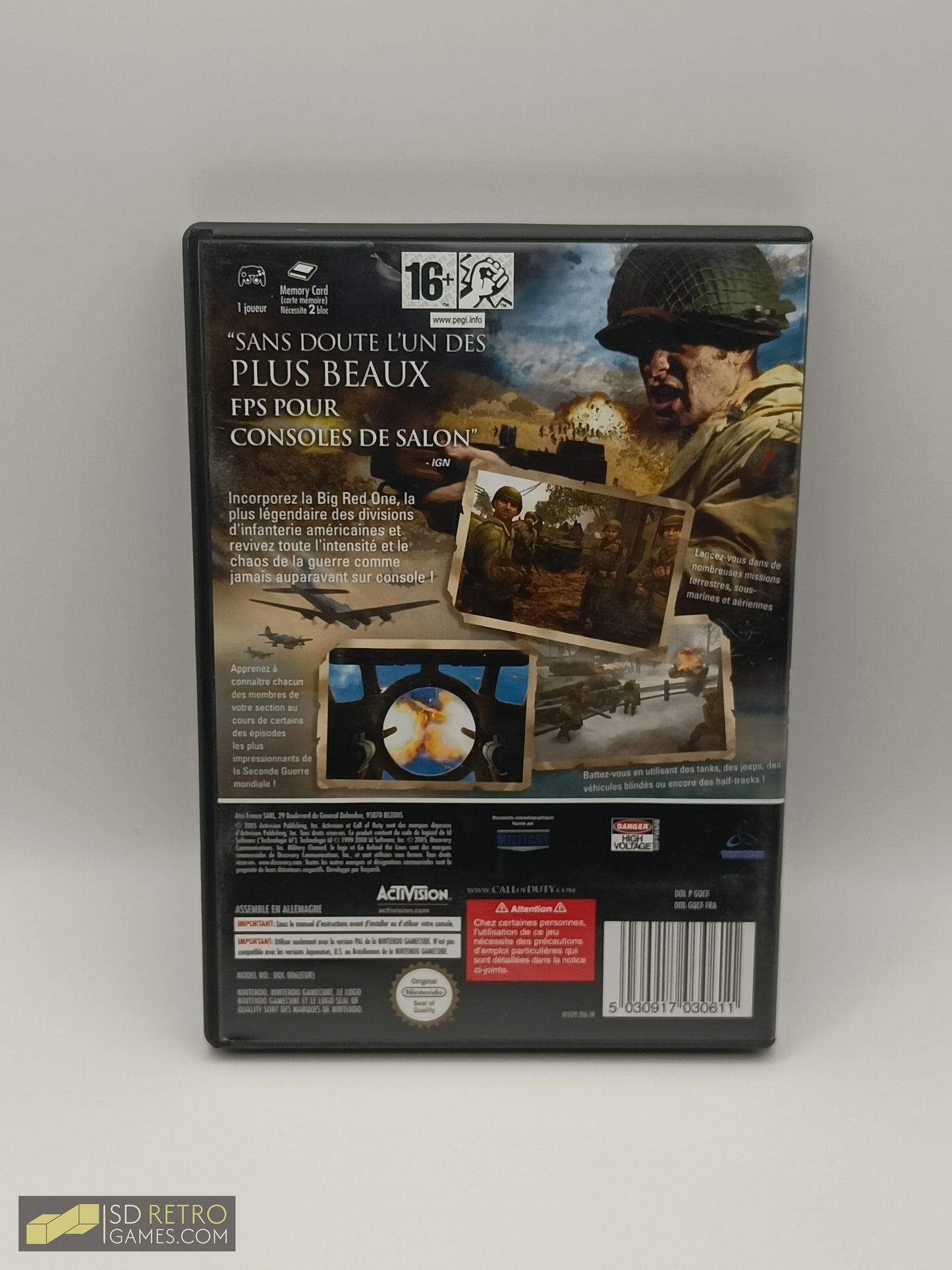 Call Of Duty 2: Big Red One (French) - GameCube