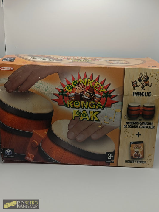 DK Bongo Controller met Doos - Zonder Donkey Konga - GameCube