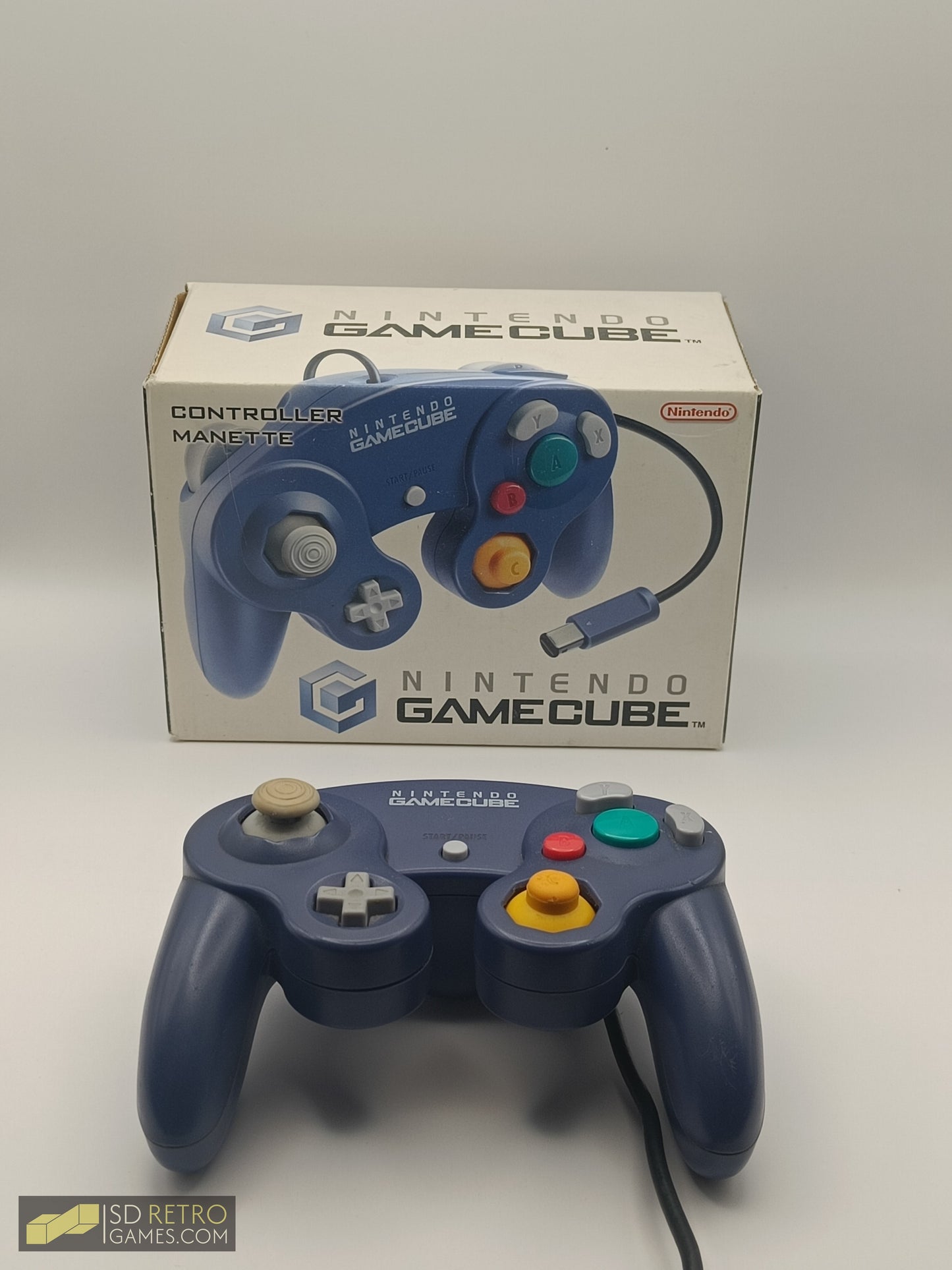Gamecube Controller Indigo OEM - Complete - GameCube