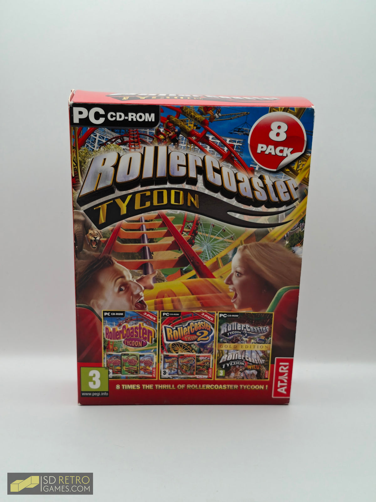 Roller Coaster Tycoon 8 Pack (All 3 games + Expansions) - PC – SD ...