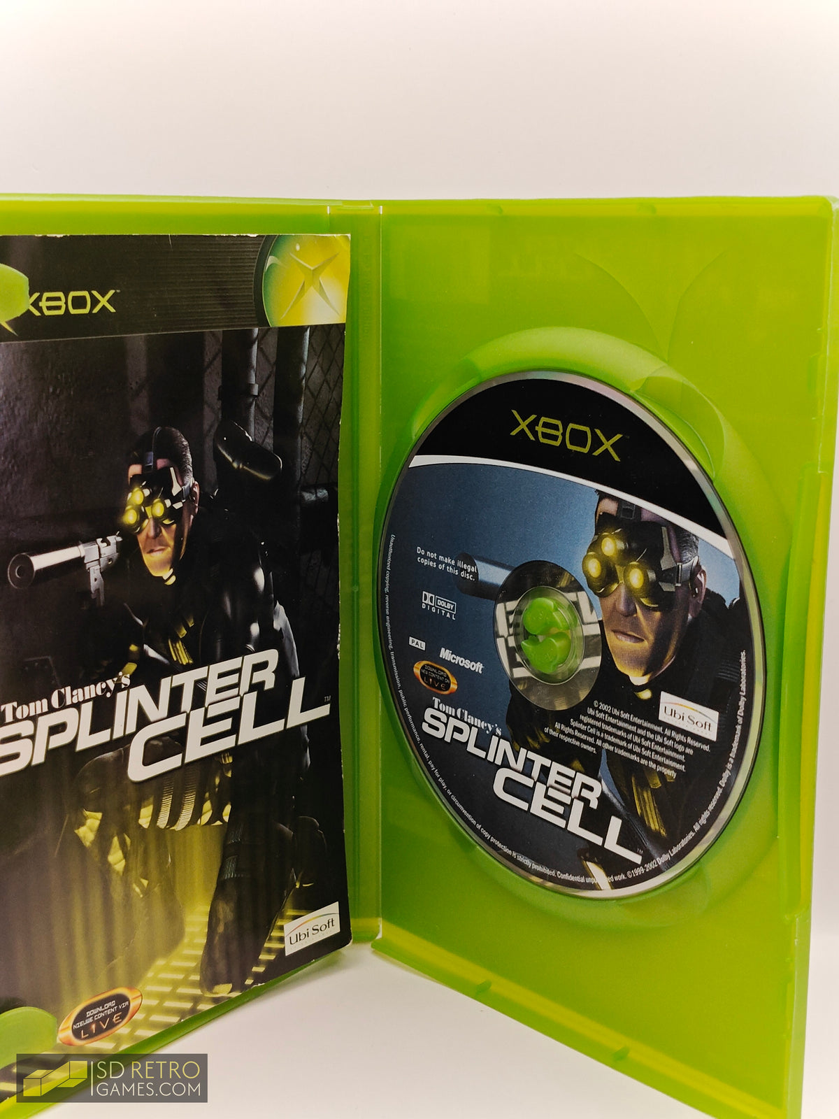 Splinter Cell Game Box Splinter cell - Xbox – SD Retrogames