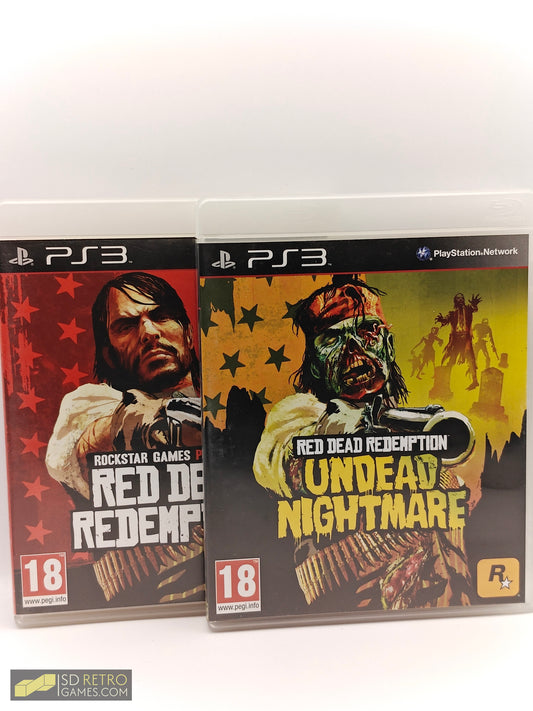 Red Dead Redemption + Undead Nghtmare (2 games lot) - PlayStation 3