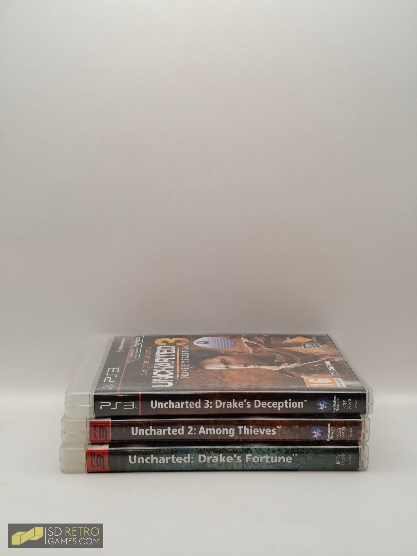 Uncharted Trilogy Complete (3 games lot) - PlayStation 3