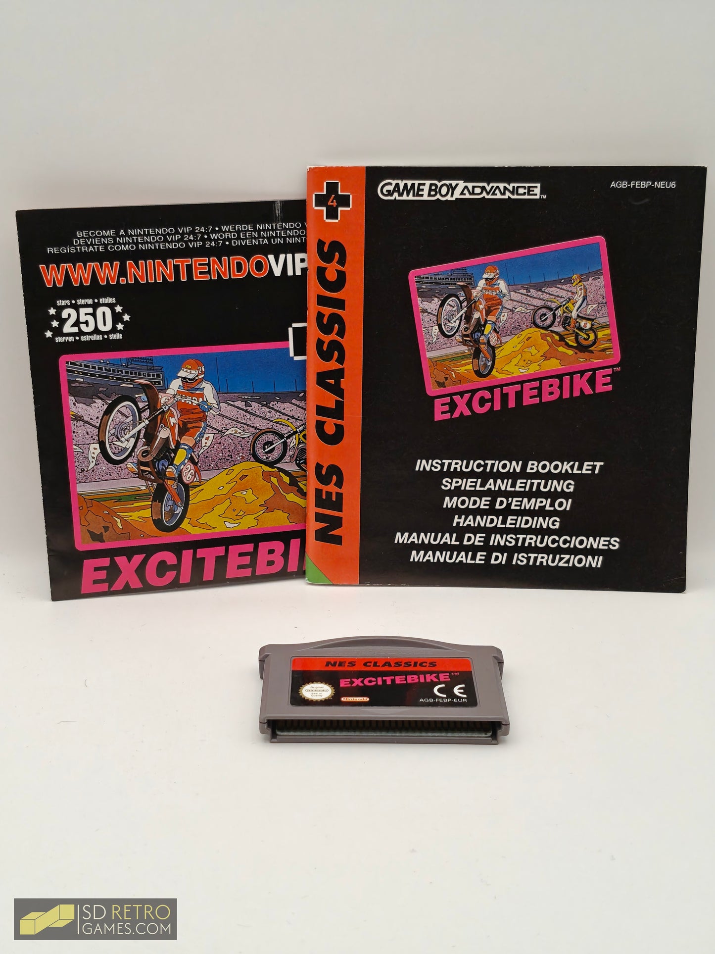 Excite Bike - NES Classics - GBA