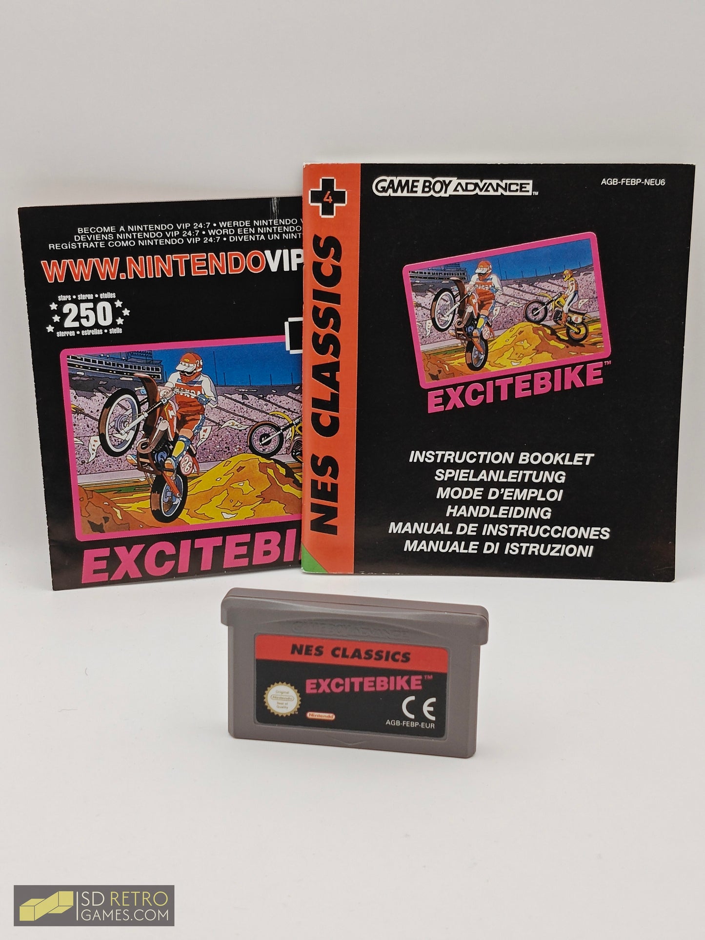 Excite Bike - NES Classics - GBA