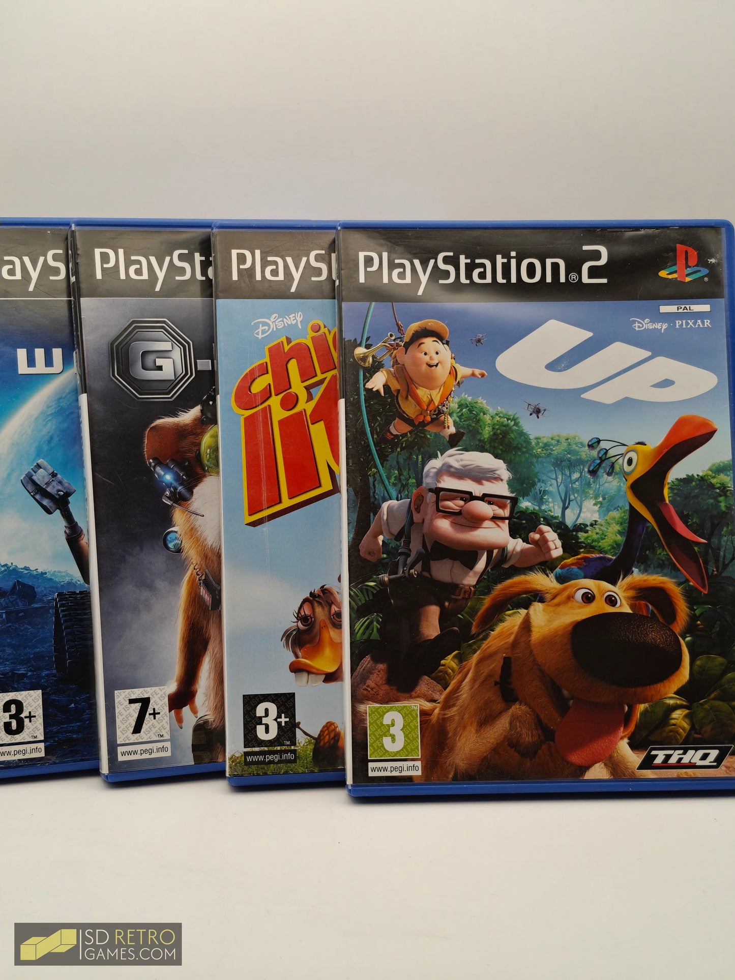 Pixar Disney Lot (Wall-E, Chicken Little, Up, G-force) - PlayStation 2