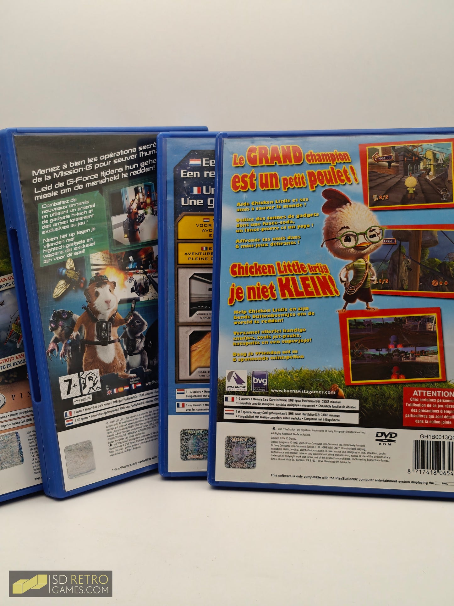 Pixar Disney Lot (Wall-E, Chicken Little, Up, G-force) - PlayStation 2