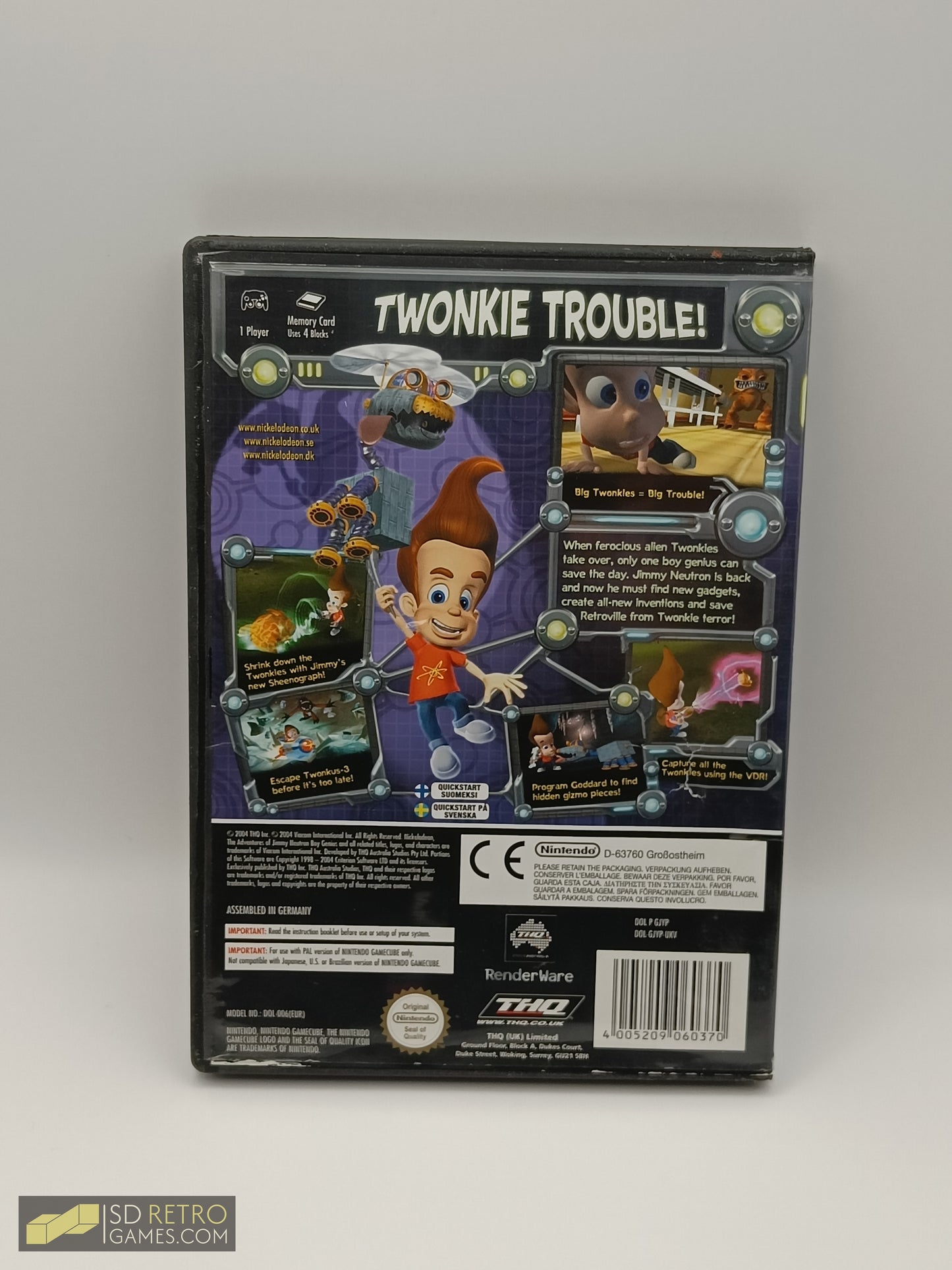 Jimmy Neutron Attack Of The Twonkies - GameCube