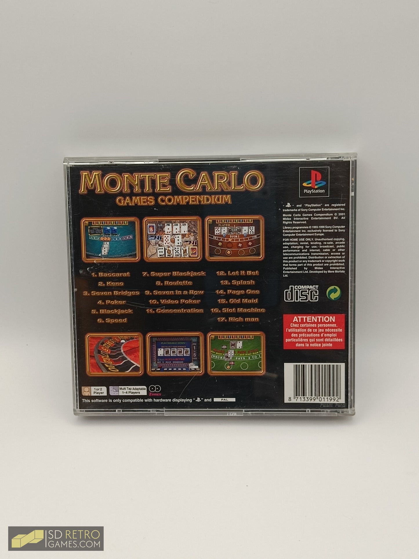 Monte Carlo Games Compendium - PS1