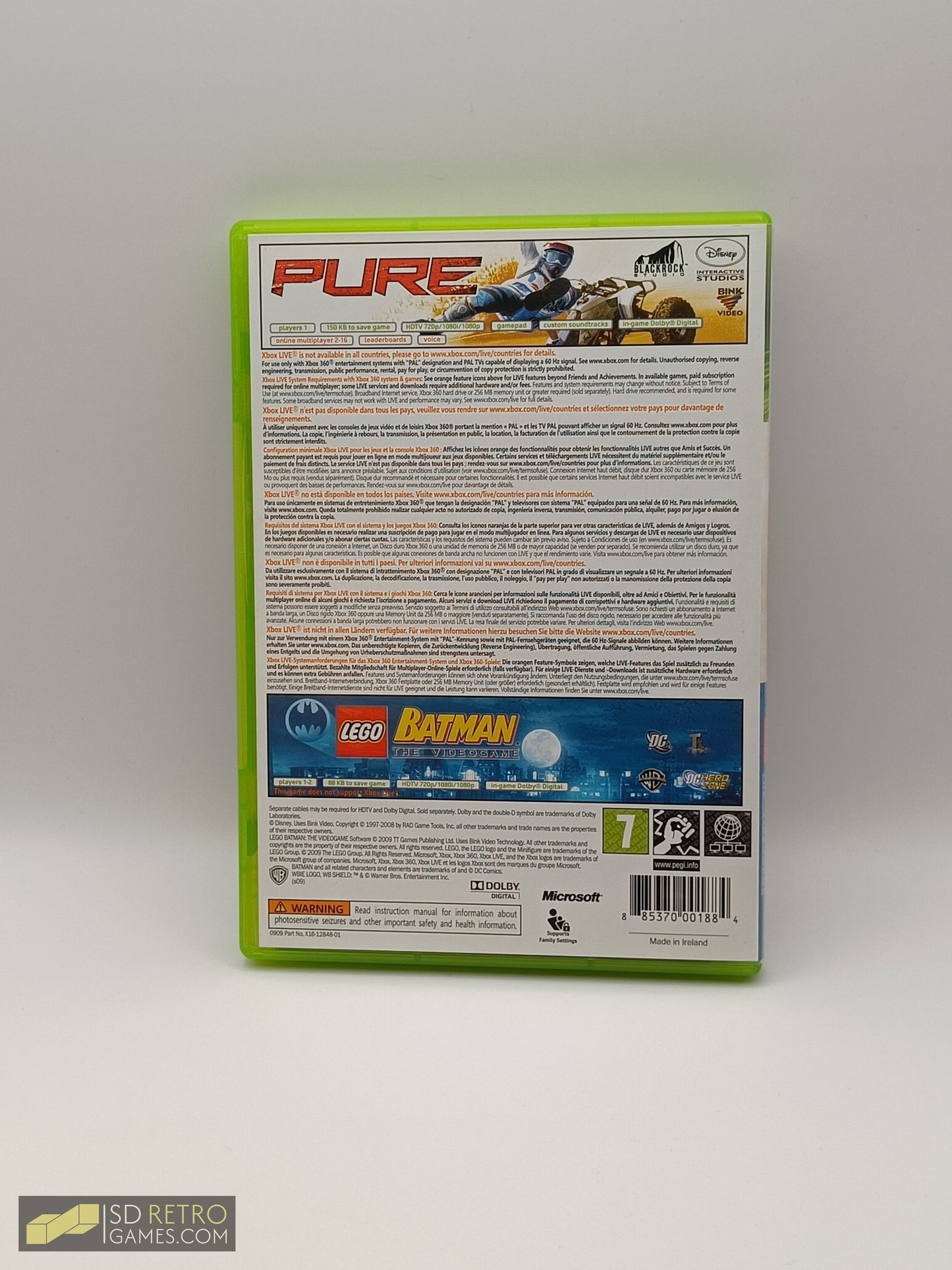 Pure + Batman The Videogame - Xbox 360
