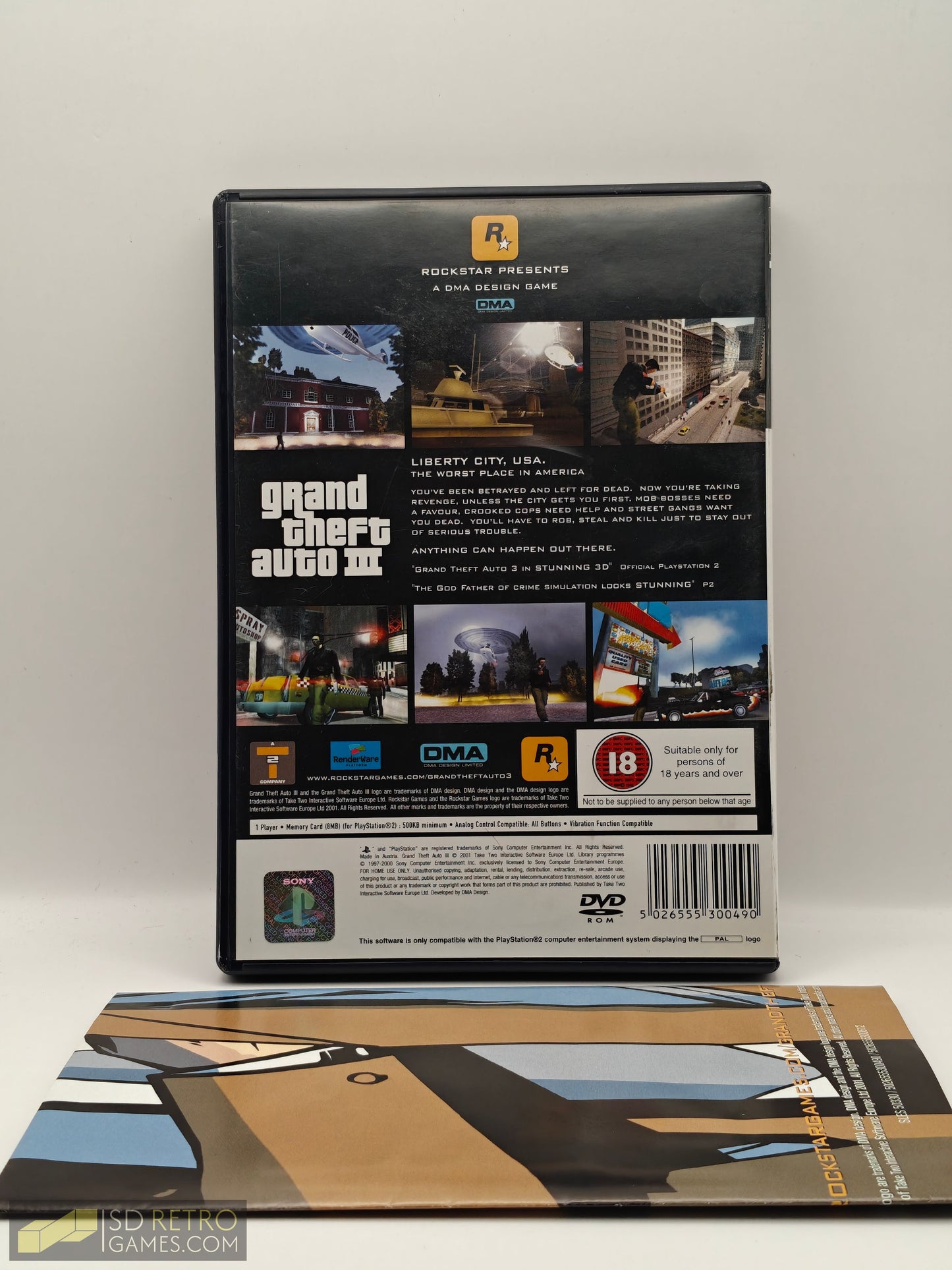 Grand Theft Auto III + Map - PlayStation 2
