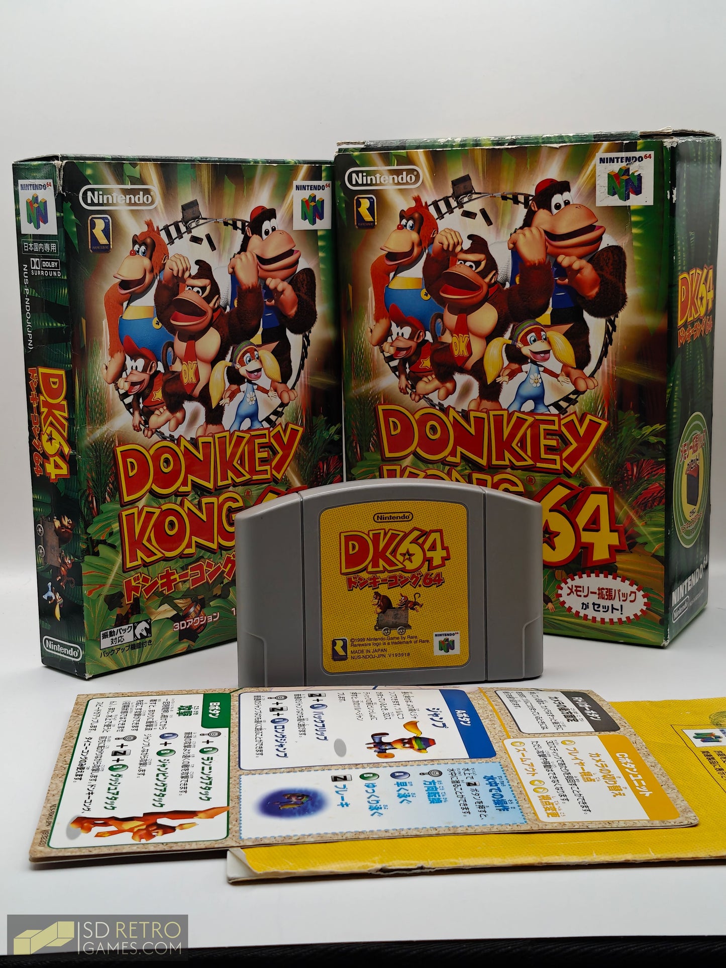 Donkey Kong 64 NTSC-J Big Box w/o Expansion Pak - Nintendo 64