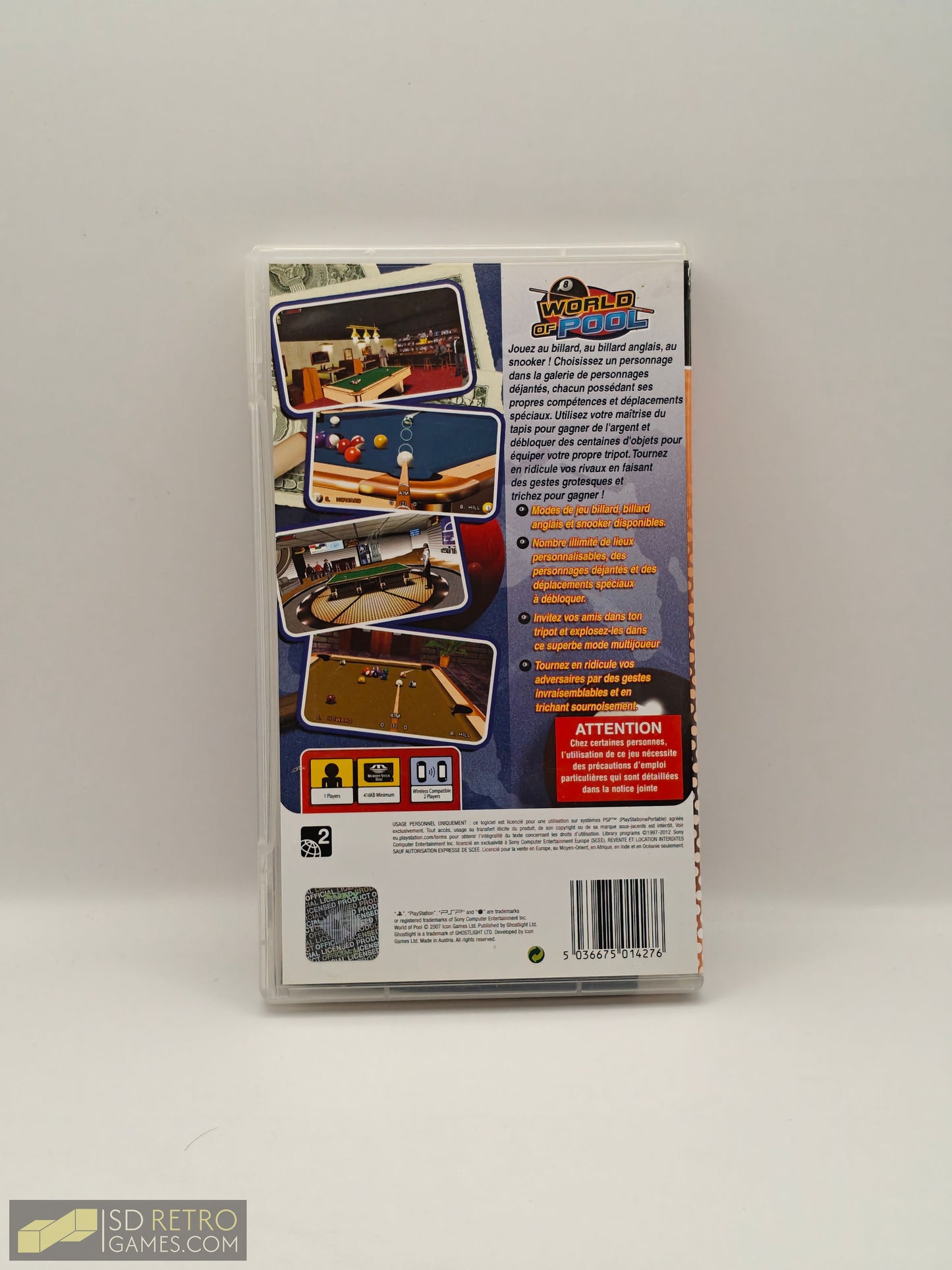 World of Pool - PSP