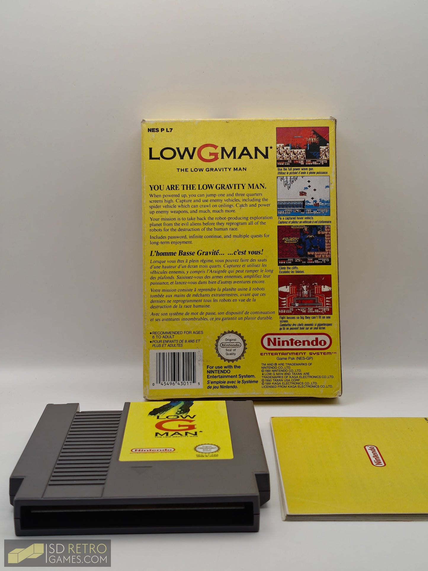 Low G Man: The Low Gravity Man - NES