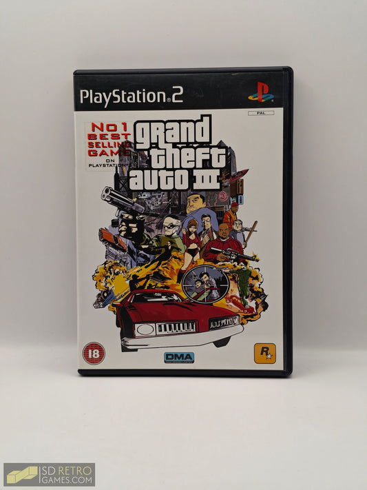 Grand Theft Auto III + Map - PlayStation 2